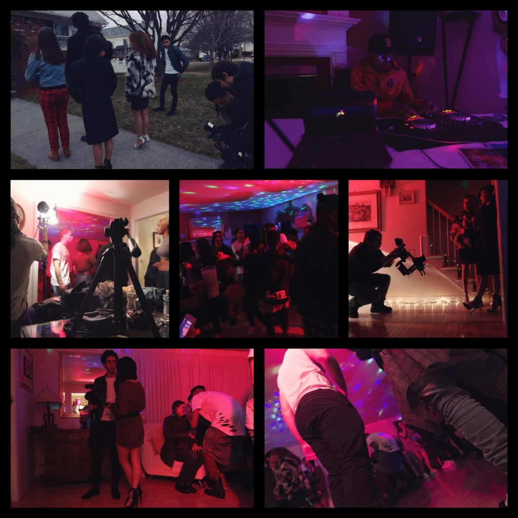 here dance short film house party scene bts pic 1